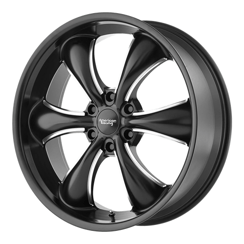 American Racing AR914 TT60 TRUCK Satin Black Milled 20x8.5 +15 6X120 66.9