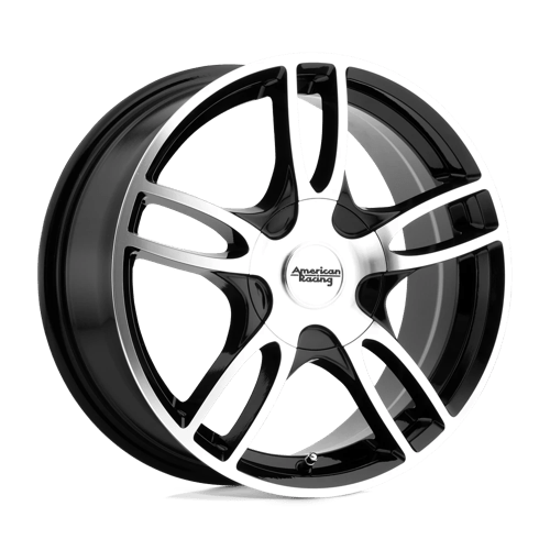 American Racing AR919 ESTRELLA 2 Gloss Black Machined 15x7 +35 5X100/5X105 72.6