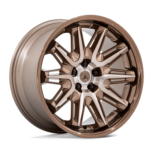 Asanti Black AB047 IMPERATOR Bronze Machined W/ Bronze Lip 20x9 +45 5X112 66.56