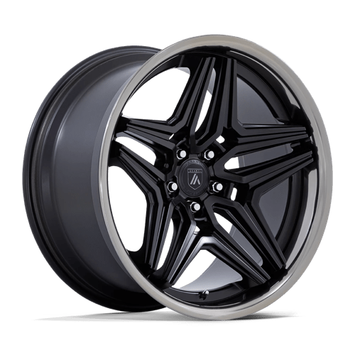 Asanti Black AB046 DUKE Satin Black W/ Ddt Lip 22x10.5 +18 5X120 74.1