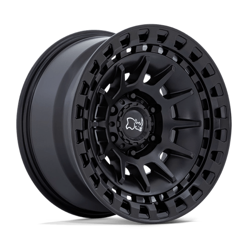 Black Rhino Hard Alloys BARRAGE Matte Black 17x8.5 -10 6X135 87.1
