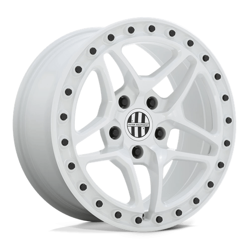 Victor Equipment BERG Gloss White W/ Black Bolts 17x8 +20 5X130 71.6