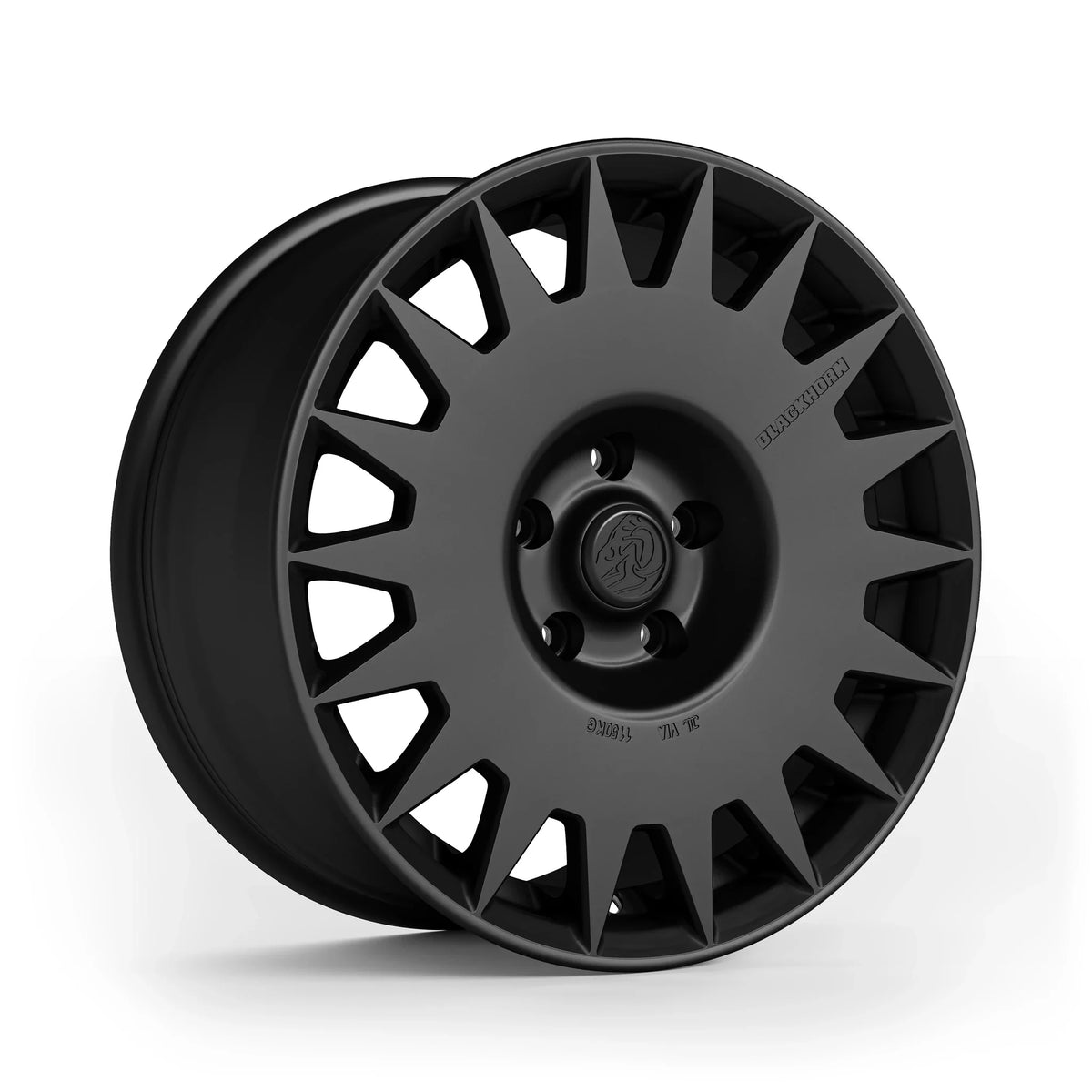 BLACKHORN GR17 Matt Black 17x8 +20 5x112 66.6