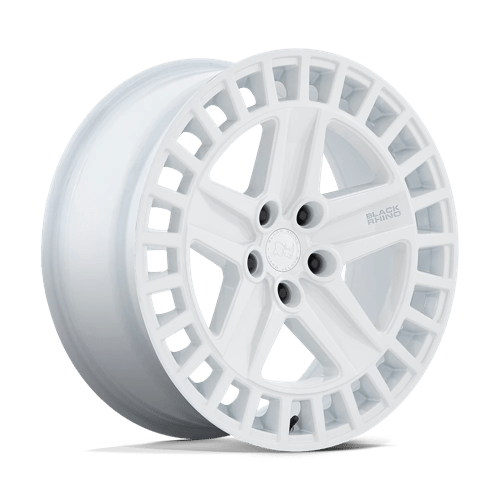Black Rhino Hard Alloys ALSTON Gloss White 20x8.5 +25 5X120 74.1