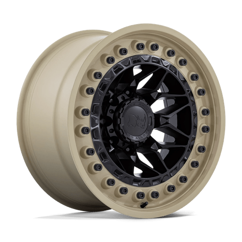 Black Rhino Hard Alloys ALPHA Matte Black W/ Sand Lip 20x10 -18 8X165.1 125.1