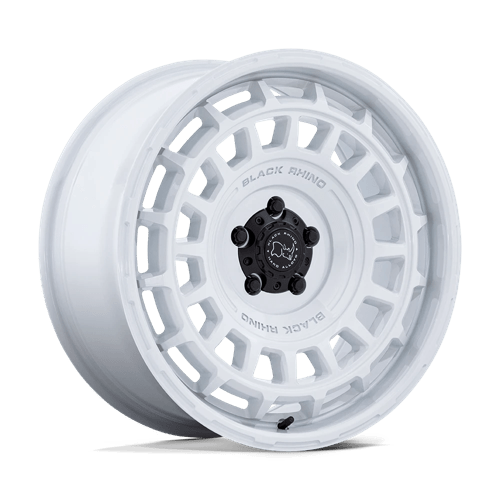 Black Rhino Hard Alloys BR024 AWOL Gloss White 17x8.5 -10 6X139.7 106.1