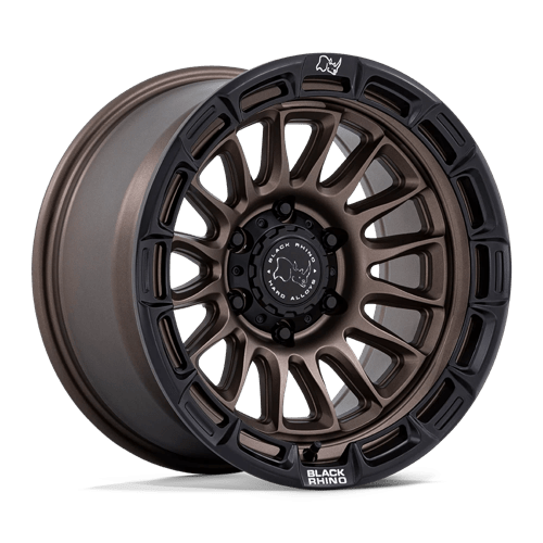 Black Rhino Hard Alloys BR025 RIVAL Burnt Bronze W/ Matte Black Lip 17x8.5 +25 5X127 71.5
