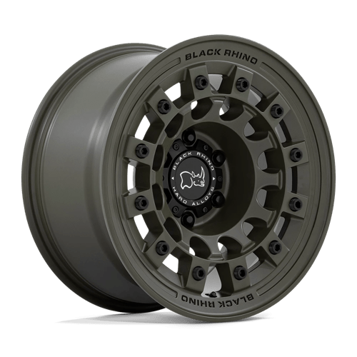 Black Rhino Hard Alloys FUJI Olive Drab Green 17x9 -12 5X127 71.5
