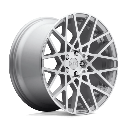 Rotiform R110 BLQ Gloss Silver Machined 18x8.5 +35 5X100 57.1