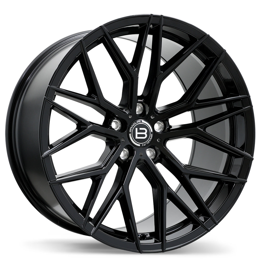 Braelin BR10 Gloss Black 20x10.5 +30 5x108 67.1