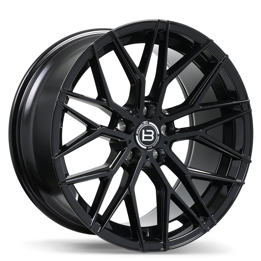 Braelin BR10 Gloss Black 19x9.5 +25 5x108 65.1