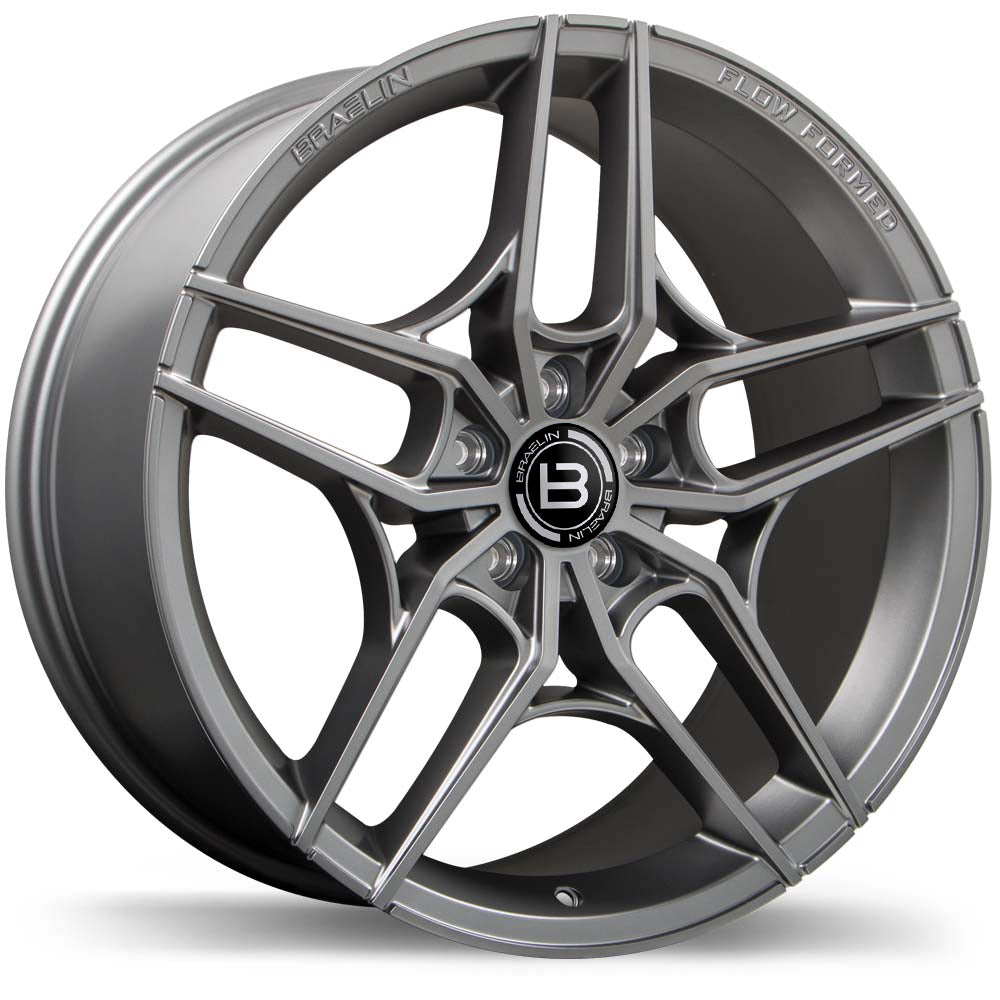 Braelin BR12 Satin Charcoal 19x9.0 +35 5x120 64.1