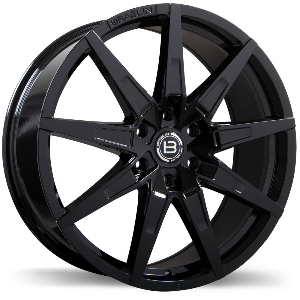 Braelin BR15 Gloss Black 20x8.5 +35 6x135 87.1