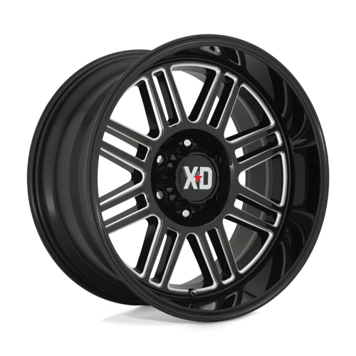 XD XD850 CAGE Gloss Black Milled 22x10 -18 8X165.1 125.5