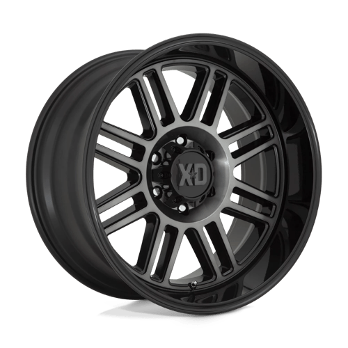 XD XD850 CAGE Gloss Black W/ Gray Tint 20x10 -18 6X135 87.1