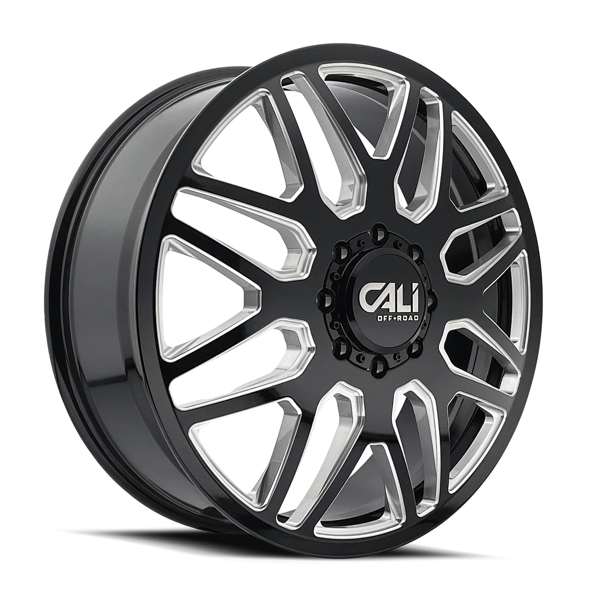 CALI OFF-ROAD INVADER DUALLY Machined/Milled 22X8.25 -192 8X165.1 121.3