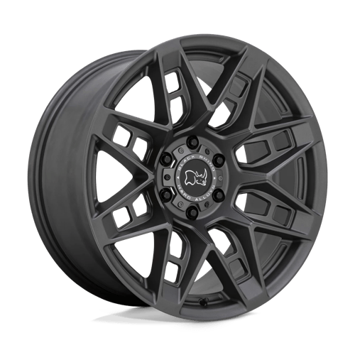 Black Rhino Hard Alloys CAPROCK Matte Gunmetal 20x9.5 -18 6X139.7 112.1