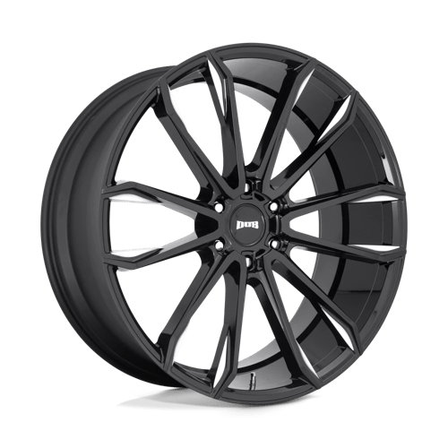 DUB S252 CLOUT Gloss Black Milled 24x10 +30 6X139.7 106.1