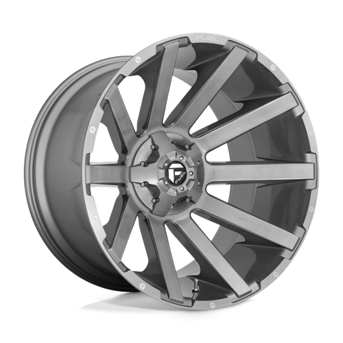 Fuel D714 CONTRA PLATINUM Brushed Gun Metal Tinted Clear 20x10 -19 6X135/6X139.7 106.1