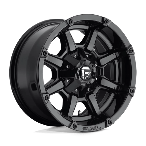 Fuel D575 COUPLER Gloss Black 17x9 -12 6X135/6X139.7 106.1