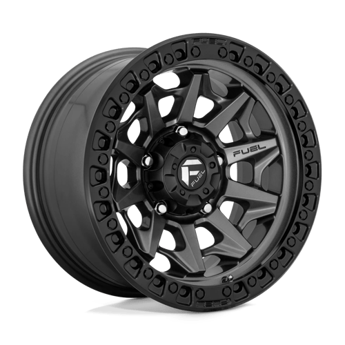 Fuel D716 COVERT Matte Gun Metal Black Bead Ring 15x8 -19 5X114.3 72.7