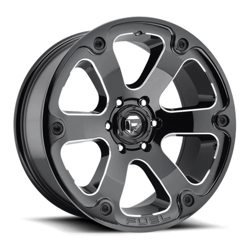 Fuel D562 BEAST Gloss Black Milled 20x9 +20 6X139.7 108