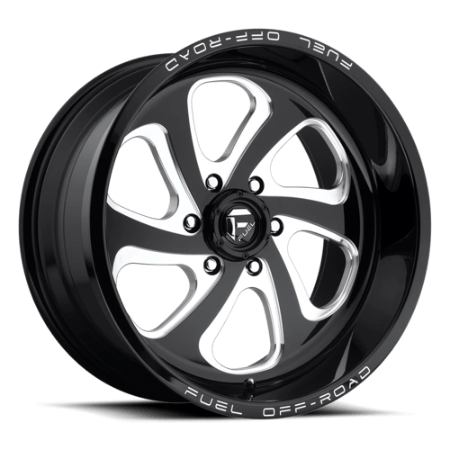 Fuel D587 FLOW Gloss Black Milled 18x9 +20 8X165.1 125.1