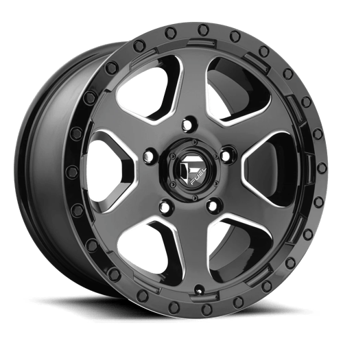Fuel D590 RIPPER Gloss Black Milled 17x9 -12 5X127 78.1