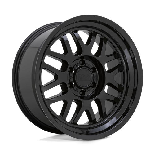 Black Rhino Hard Alloys DELTA Gloss Black 20x9.5 -18 8X165.1 125.1