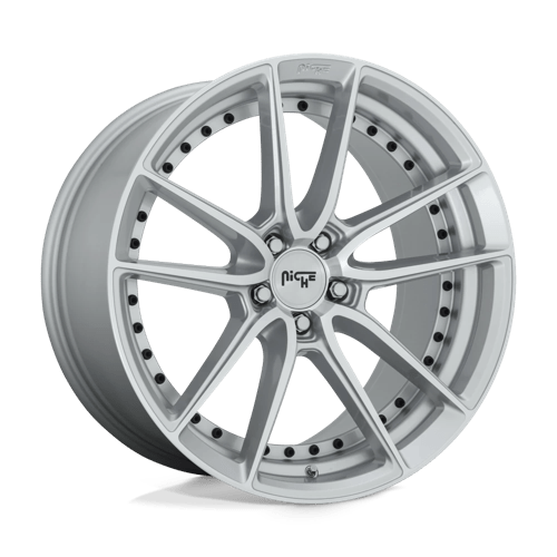 Niche M221 DFS Gloss Silver Machined 20x10.5 +40 5X114.3 72.56