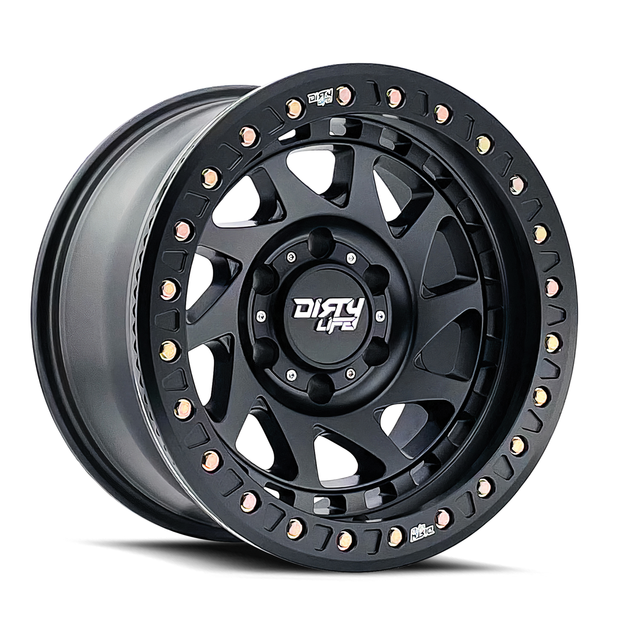 DIRTY LIFE ENIGMA RACE Black 17X9 -12 5X127 78.1