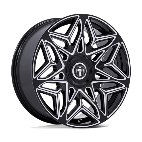 DUB DC274 ANOMALY Gloss Black Milled 24x10 +25 6X135/6X139.7 100.3