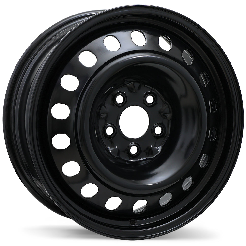 Steel / Acier Traditional / Traditionnel Black 17x6.5 +50 5x114.3 67.1