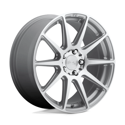 Niche M146 ESSEN Gloss Silver Machined 19x10 +40 5X114.3 72.56