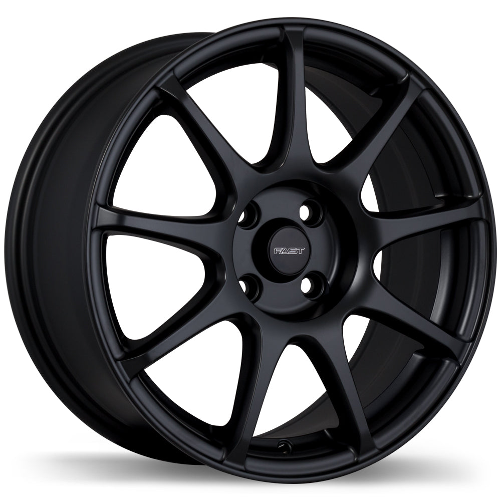 Fast Wheels Orbit Matte Black 16x7.0 +36 4x108 63.4