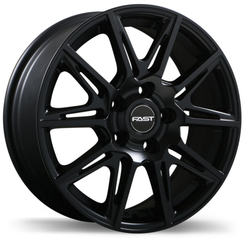Fast Wheels Switch Satin Black 16x6.5 +42 5x114.3 67.1