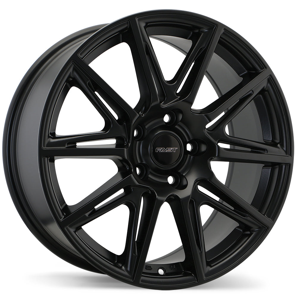 Fast Wheels Switch Satin Black 17x7.5 +45 5x112 66.5