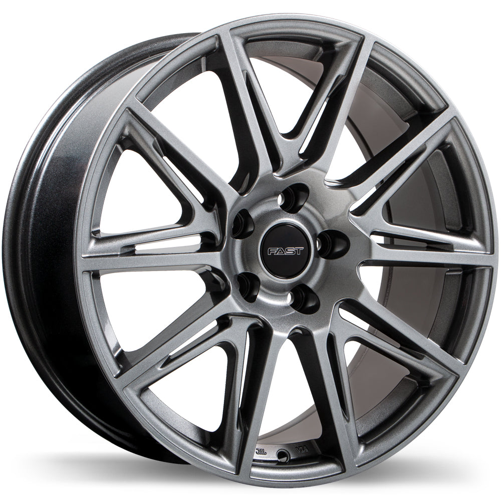 Fast Wheels Switch Titanium 17x7.5 +45 5x114.3 72.6