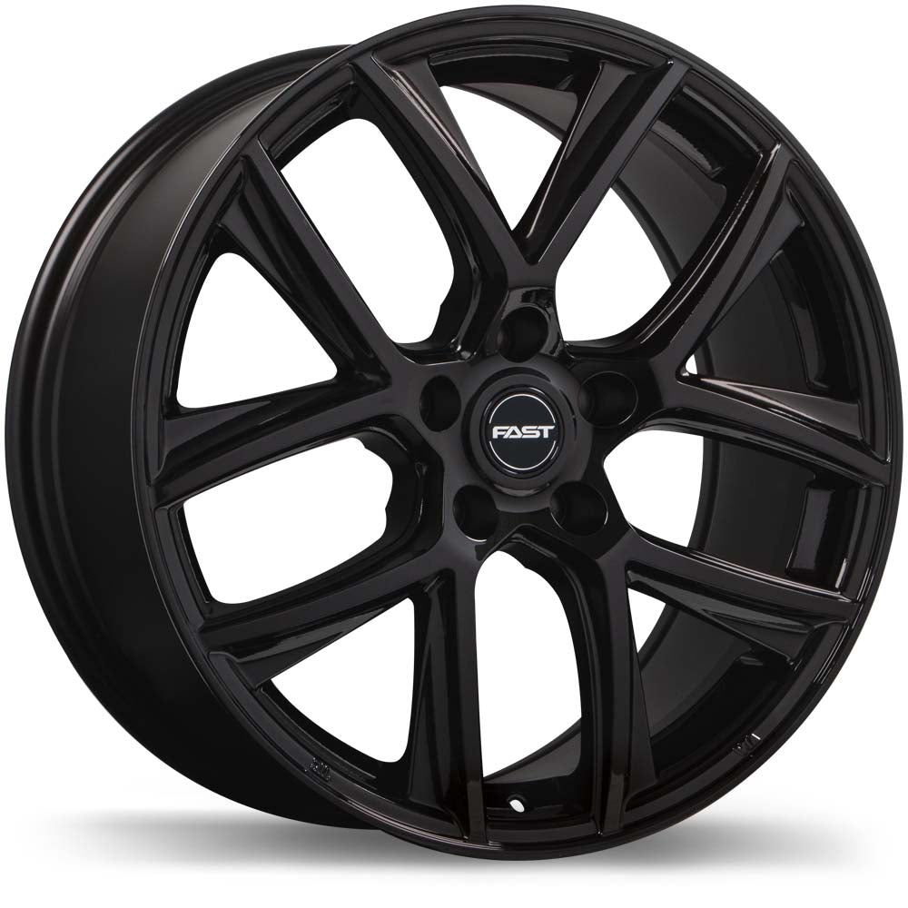 Fast Wheels Tactic Gloss Black 17x7.5 +45 5X114.3 66.1
