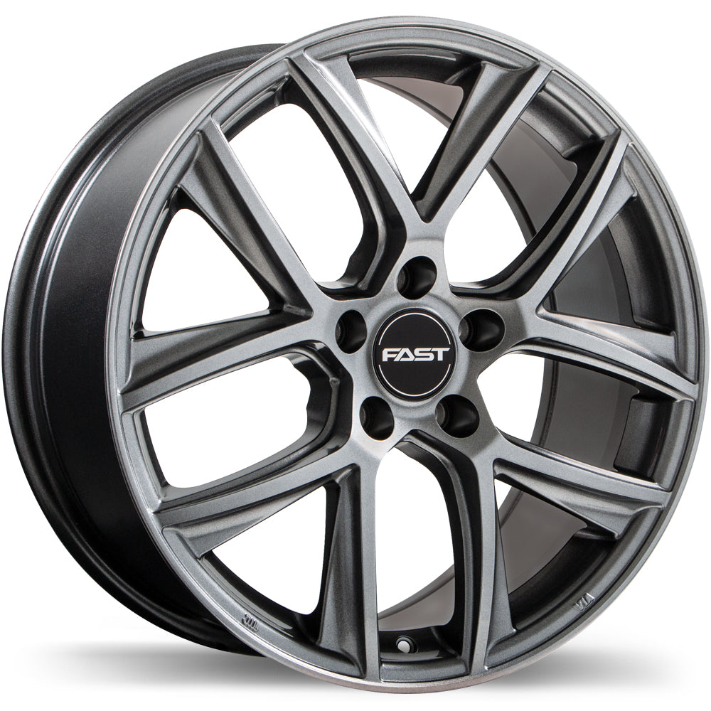 Fast Wheels Tactic Titanium 16x6.5 +40 5x114.3 64.1