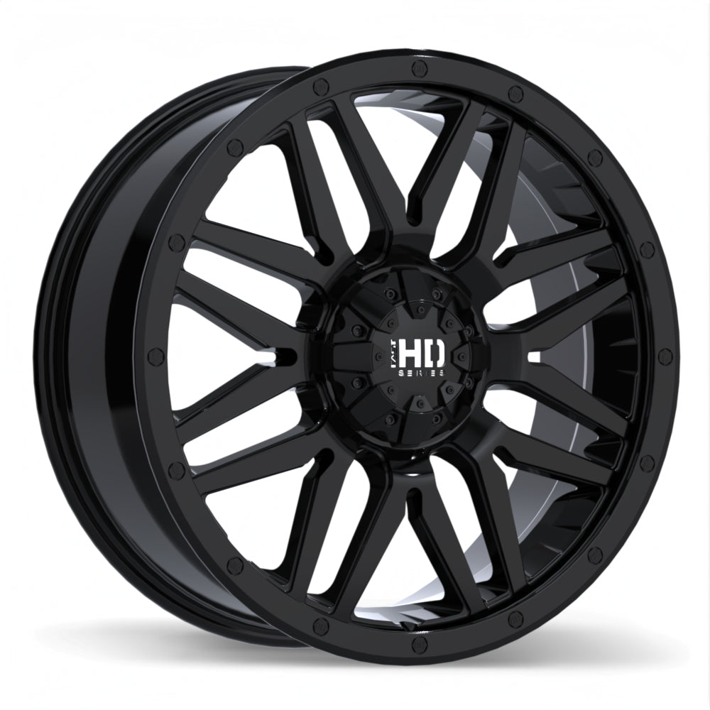 Fast HD Menace Gloss Black 22x9.0 +48 5x139.7 64.1