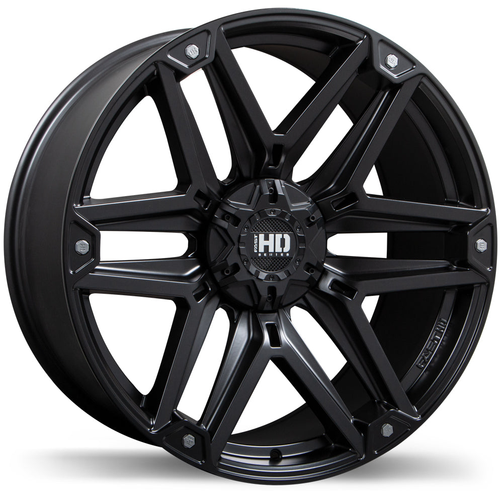 Fast HD RECON Satin Black Anthracite 20x9.0 +23 5x139.7 78