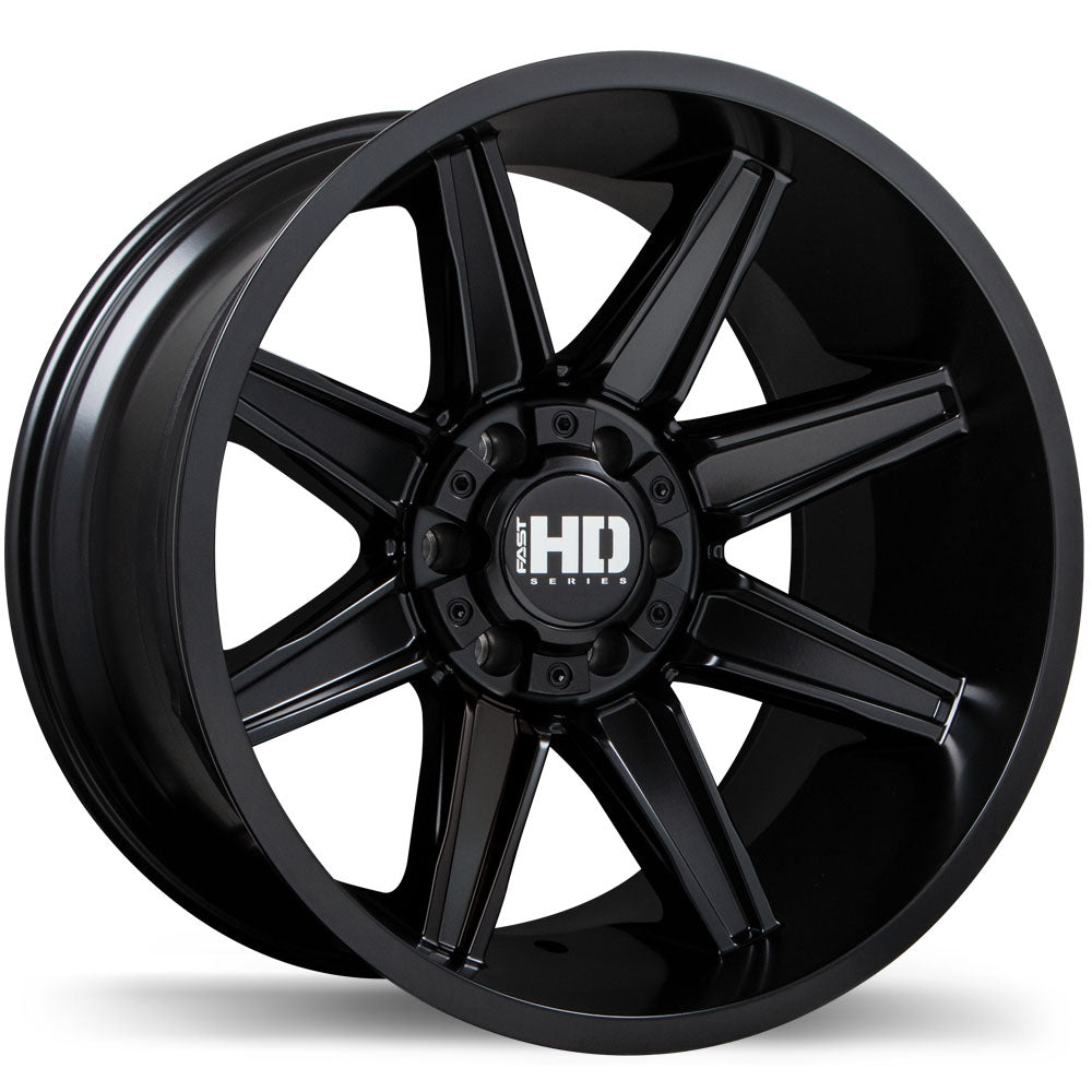 Fast HD HAVOK Satin Black 20x12.0 -44 6x135 / 139.7 95.1