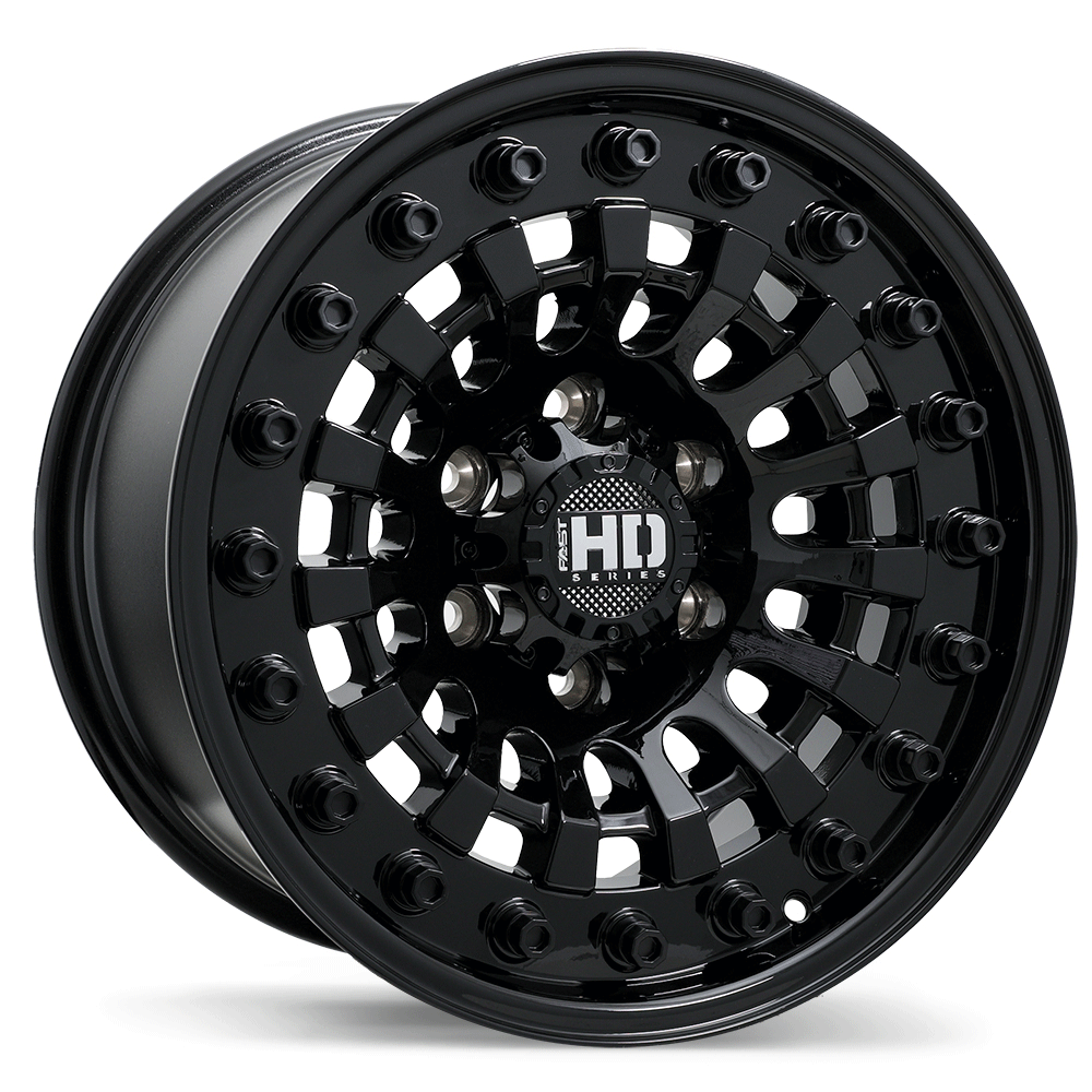 Fast HD Shred Gloss Black 17x9.0 +0 6x139.7 106.1
