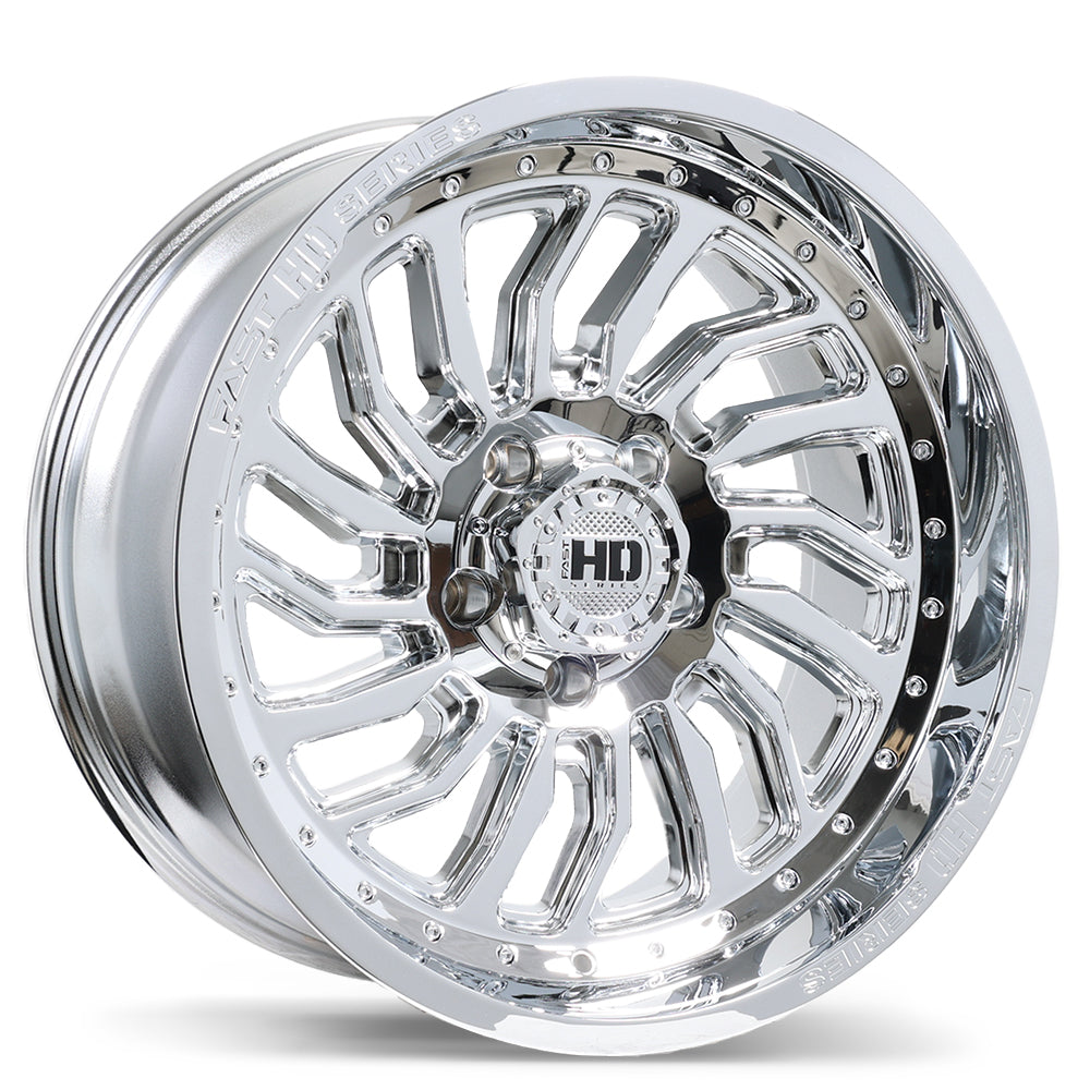 Fast HD D-STRUCT Chrome 20x10.0 -15 5x139.7 77.8