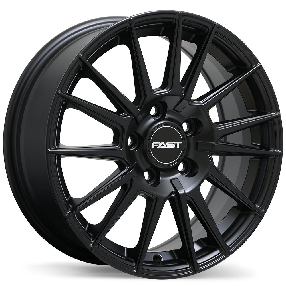 Fast Wheels Tempest Satin Black 18x8.0 +45 5x114.3 67.1