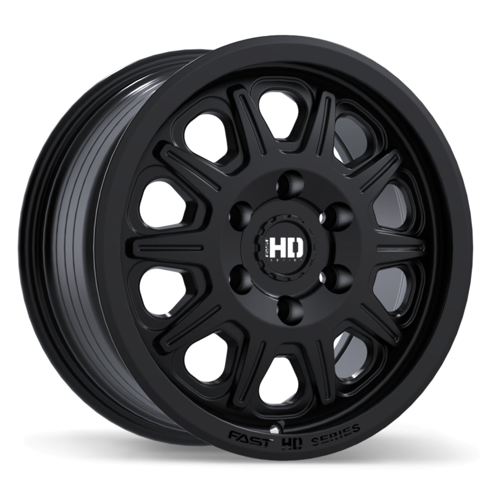 Fast HD Fury Satin Black 16x7.5 +54 6x130 84.1