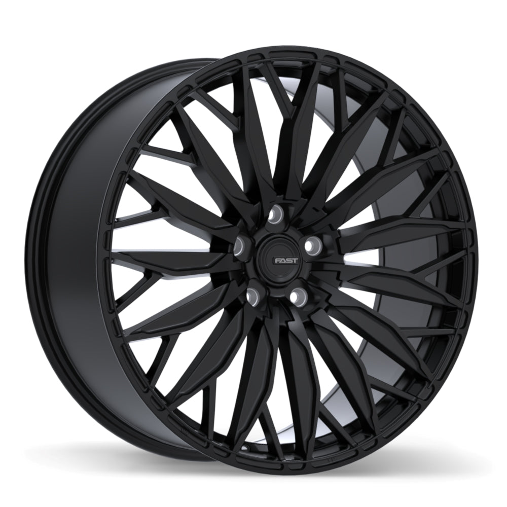 Fast Wheels Onyx Satin Black 22x9.5 +45 5x108 65.1