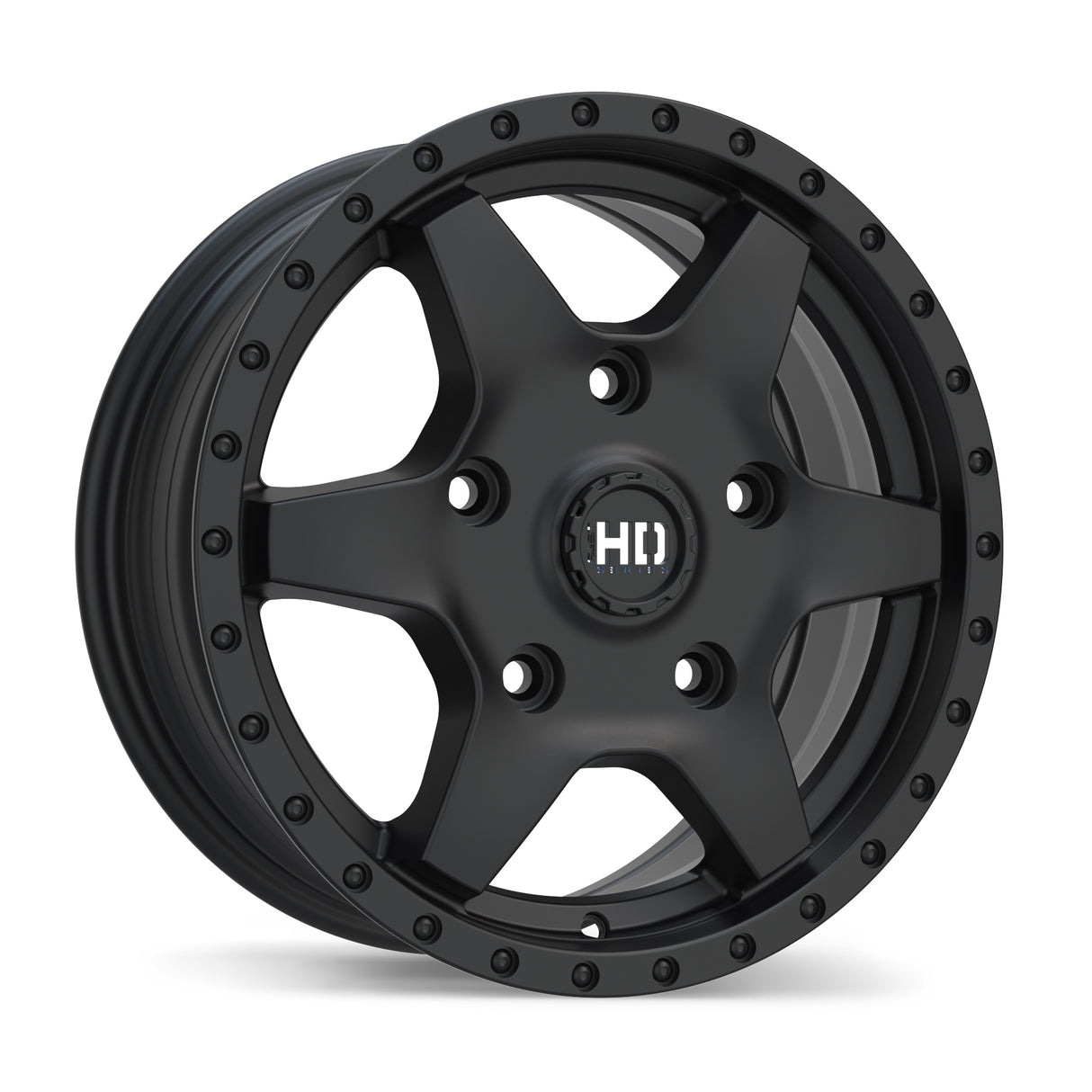 Fast HD Stax Satin Black 16x6.5 +60 5x160 65.1