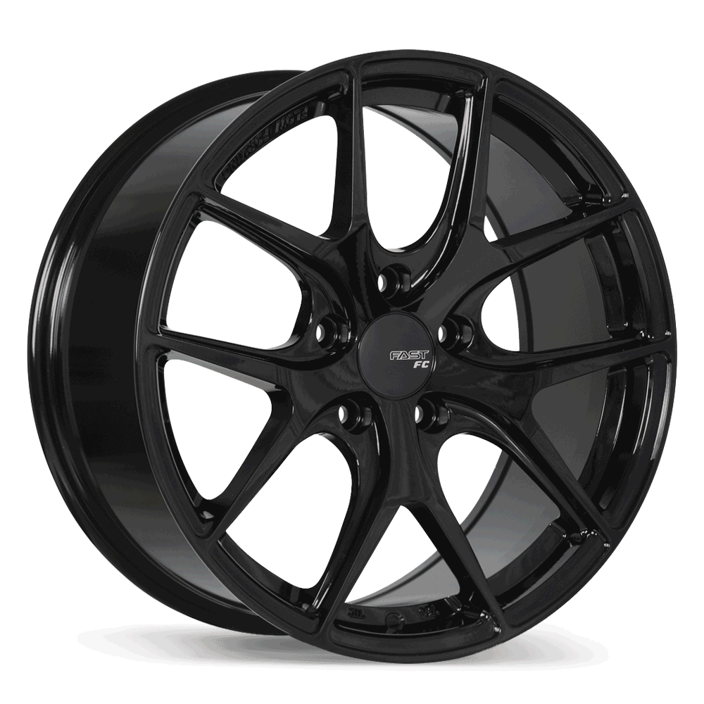 Fast Wheels FC04 Metallic Black 19x9.5 +45 5x114.3 72.6